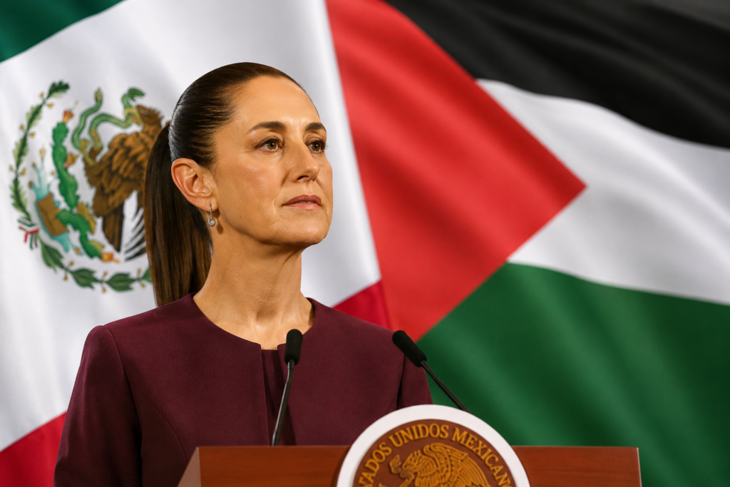 Mexico’s Claudia Sheinbaum Reaffirms Recognition Of Palestine As A State